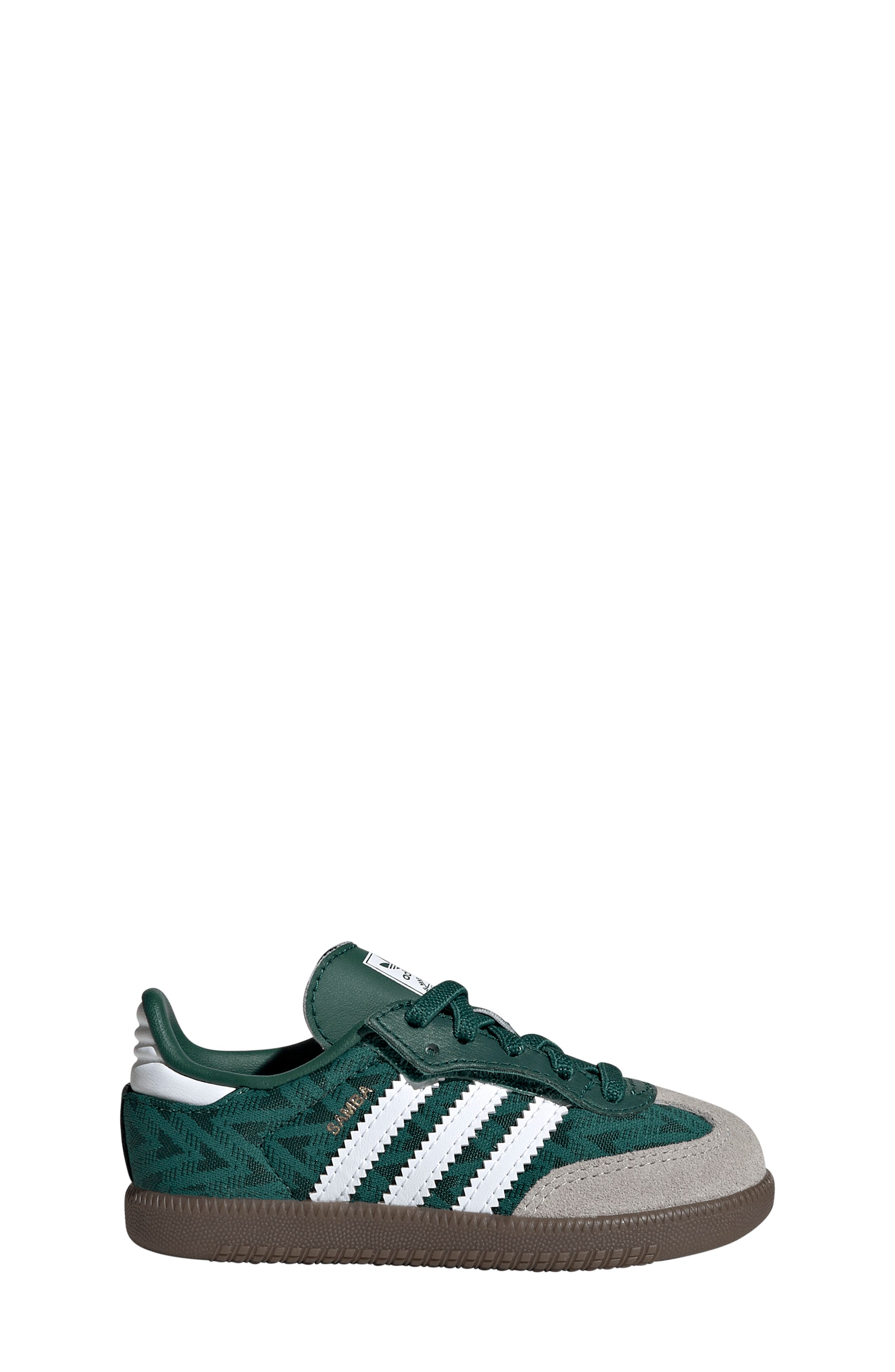 adidas Kids' Samba OG Sneaker, Alternate, color, Green/ White/ Gum