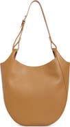 Longchamp Large Le Foulonne Leather Hobo Bag