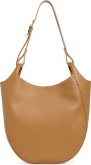 Longchamp Large Le Foulonne Leather Hobo Bag
