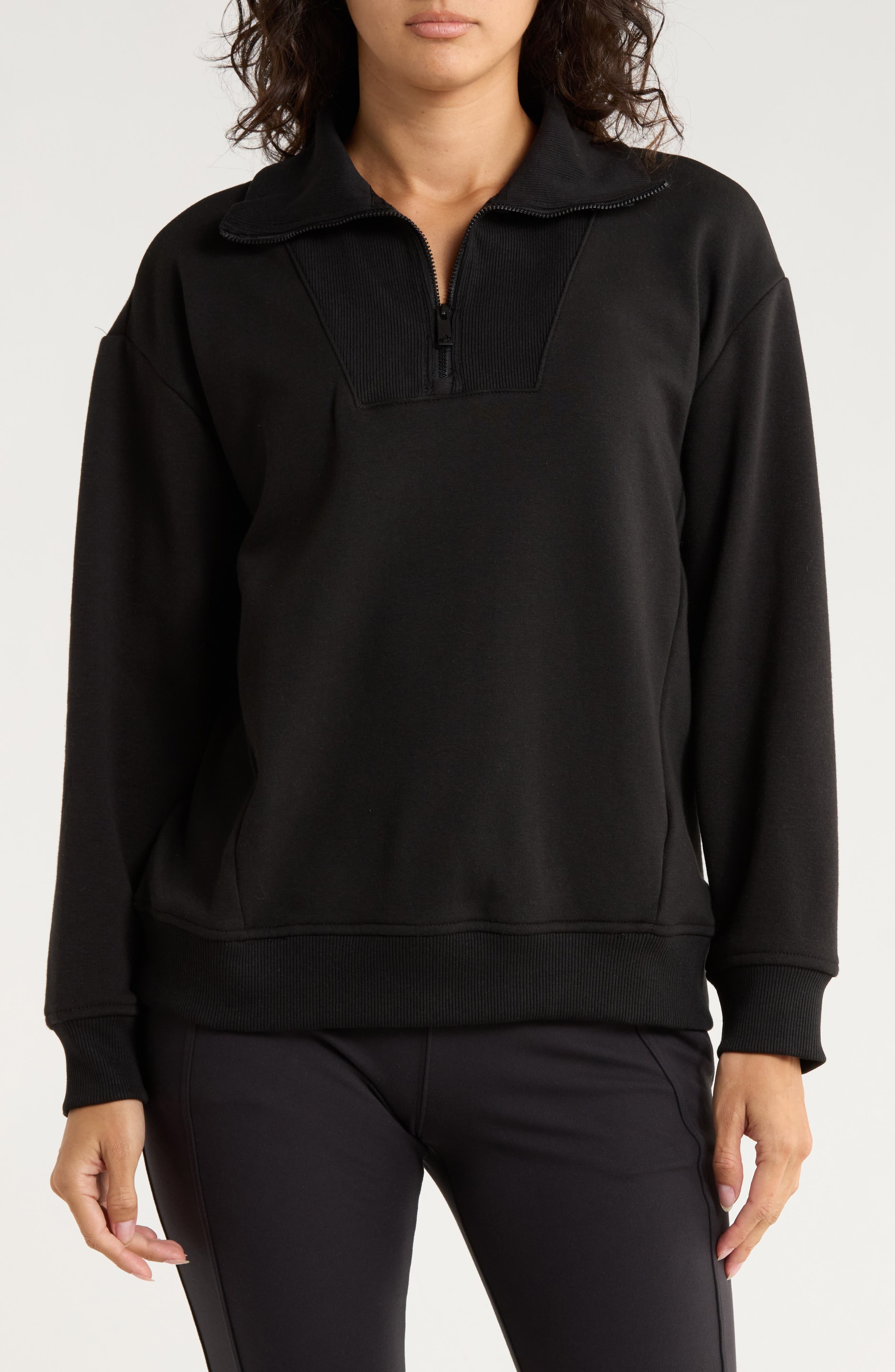 APANA Soft Summit Quarter Zip Sweatshirt
