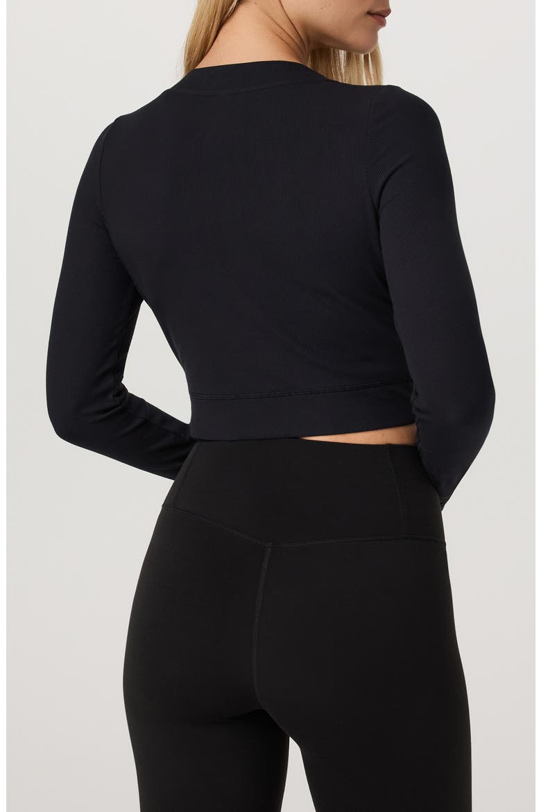 Pose Mini Cardigan, Alternate, color, BLACK
