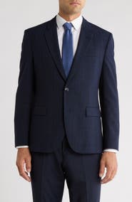 HUGO Karl Pinstripe Wool Blend Sport Coat