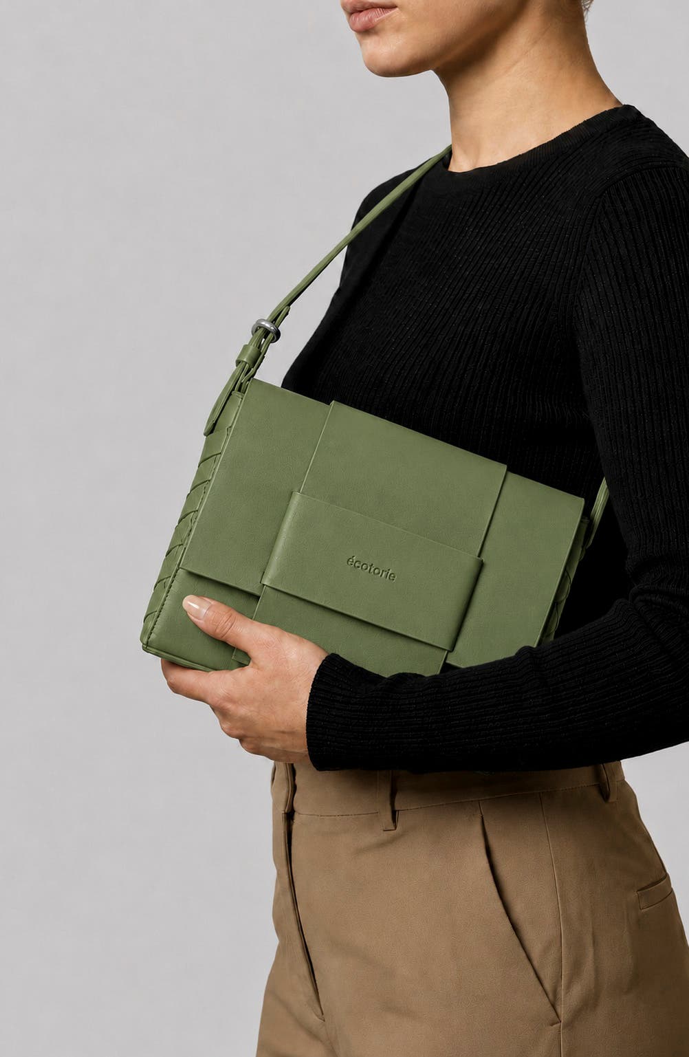 Iris Leather Crossbody Bag, Alternate, color, SEA KELP