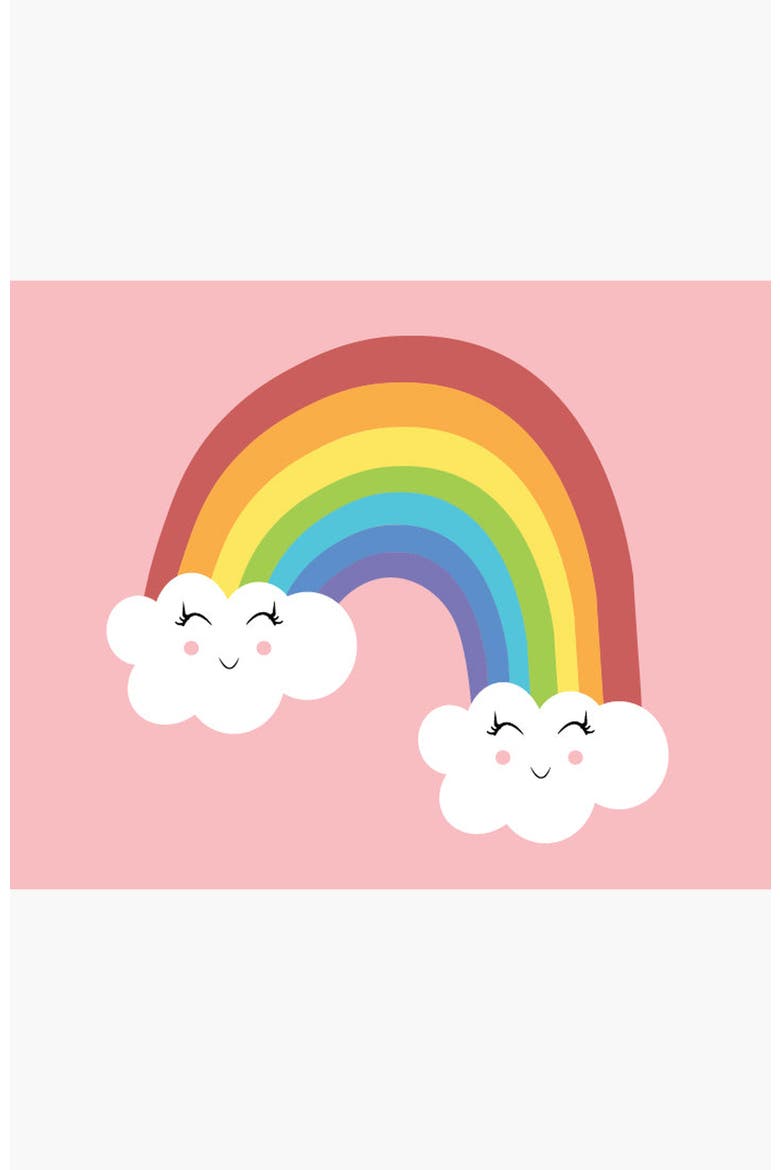 Rainbow Paint by Numbers Kit, Alternate, color, Pink / Rainbow
