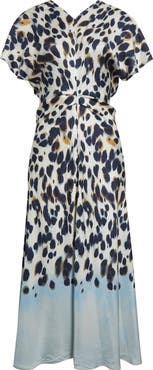 A.L.C. Rem Dot Print A-Line Dress