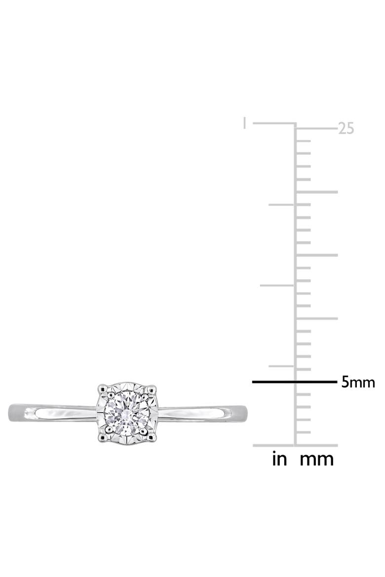 1/6 CTW Lab Grown Diamond Promise Ring 14k, Alternate, color, White Gold