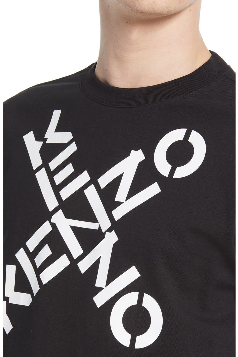 Sport Little X Long Sleeve Graphic Tee, Alternate, color, BLACK