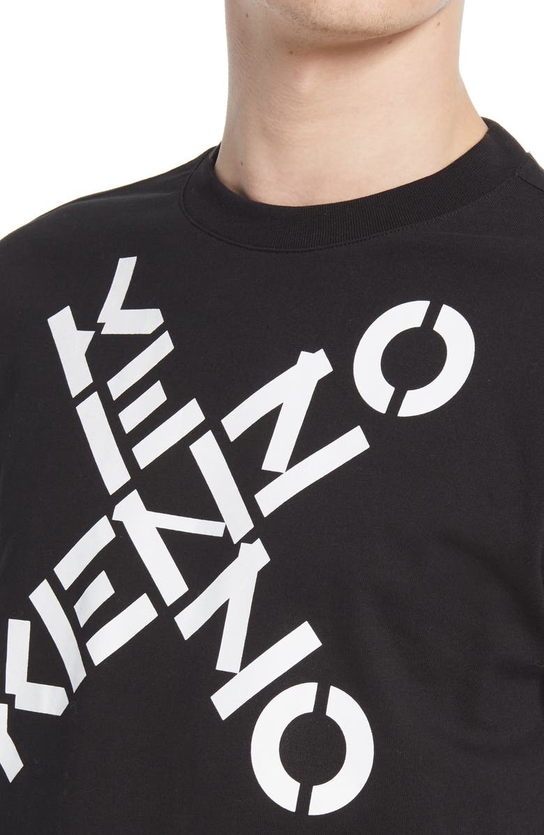KENZO Sport Little X Long Sleeve Graphic Tee, Alternate, color, 