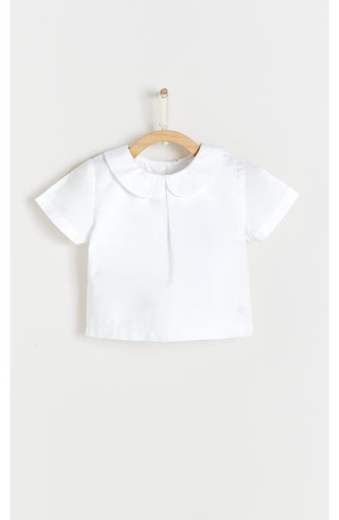 Bauti Collar Buttoned Short Sleeve Shirt for Infant