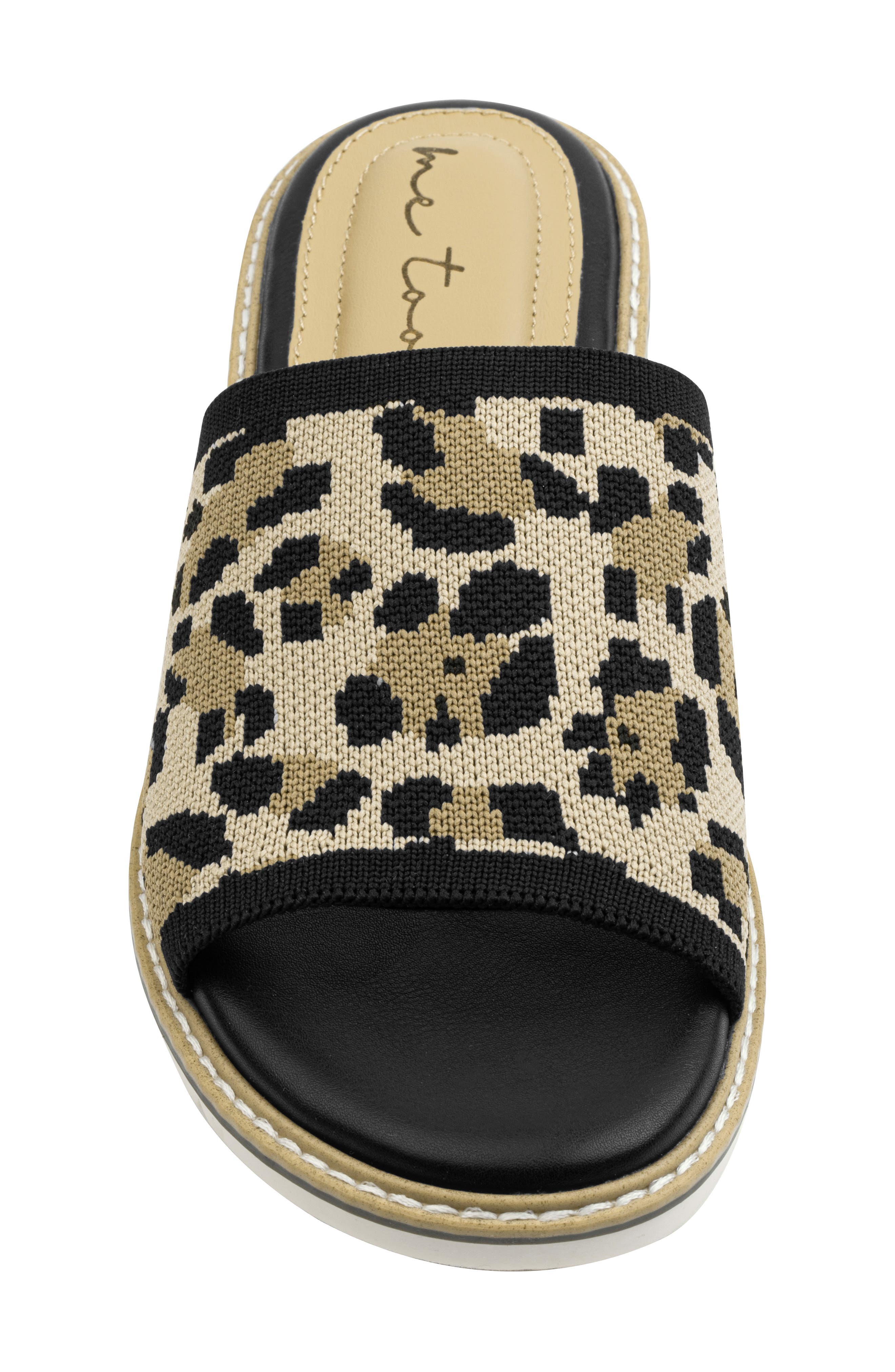 Aaryn Slide Sandal, Alternate, color, LEOPARD