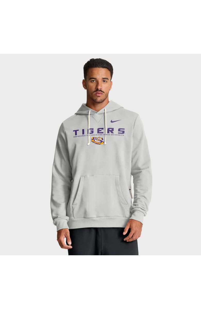 Nike Men's Nike Gray LSU Tigers 2025 Sideline Performance Pullover Hoodie, Alternate, color, Gray