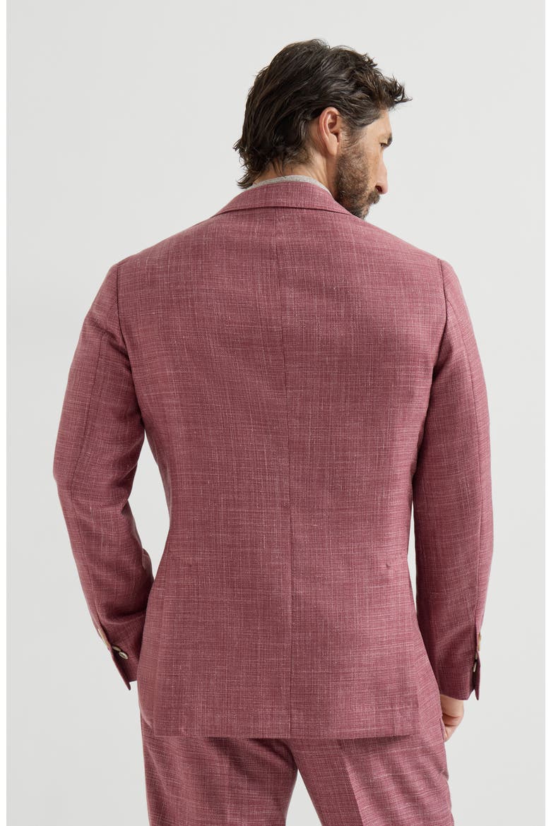 Hopsack blazer, Alternate, color, Coral