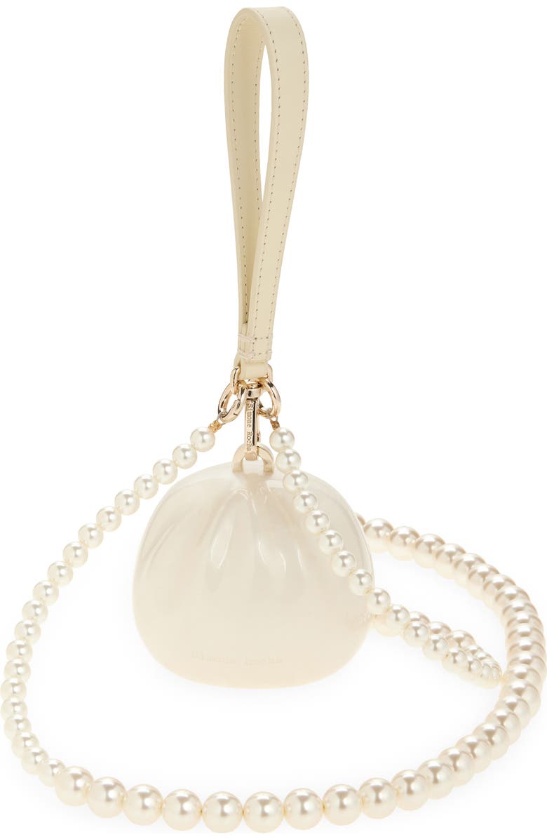 Simone Rocha Pearl Dim Sum Clutch, Alternate, color, Pearl/ Pearl