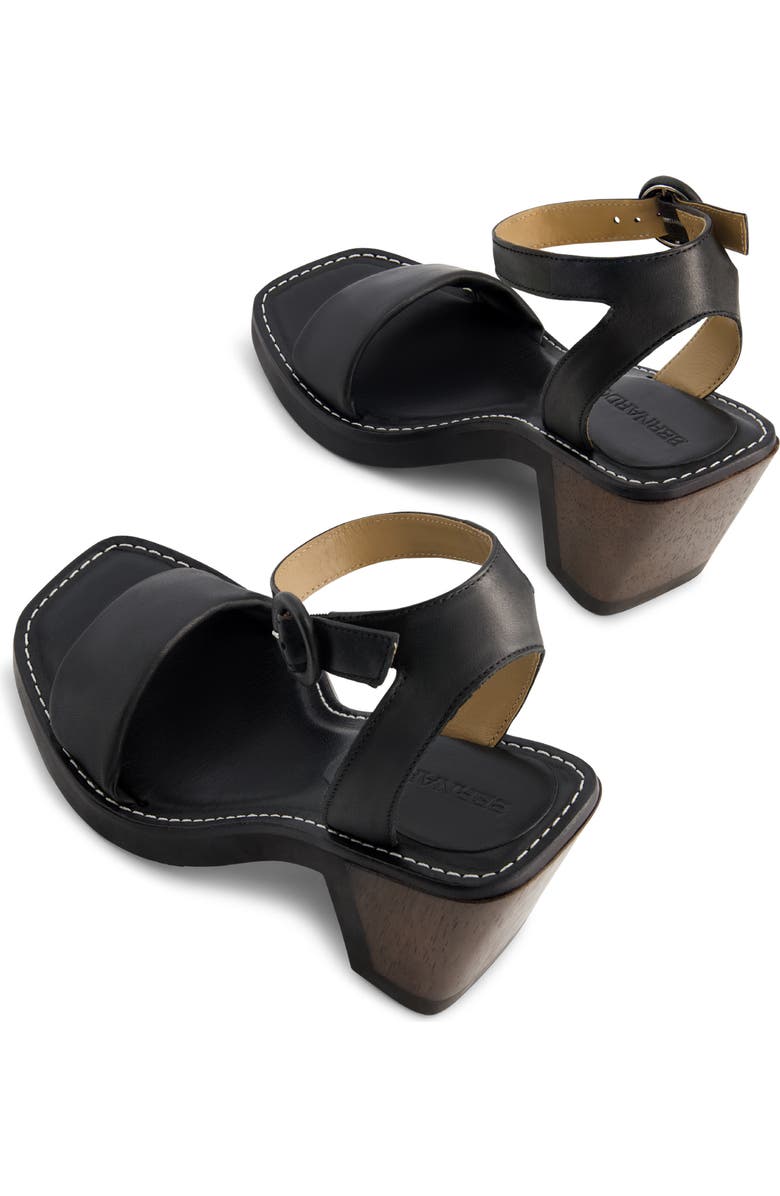 Bernardo Footwear Brisi Sandal, Alternate, color, Black Glove Leather