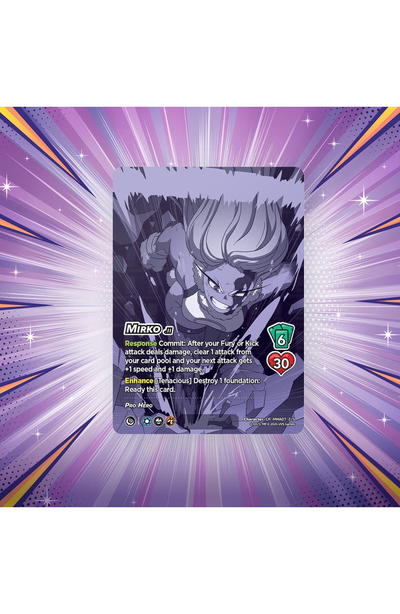 UniVersus XUniVersus My Hero Academia Girl Power Booster Pack, 11 Cards, Alternate, color, 
