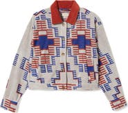 Brixton Trail Terry Crop Trucker Jacket