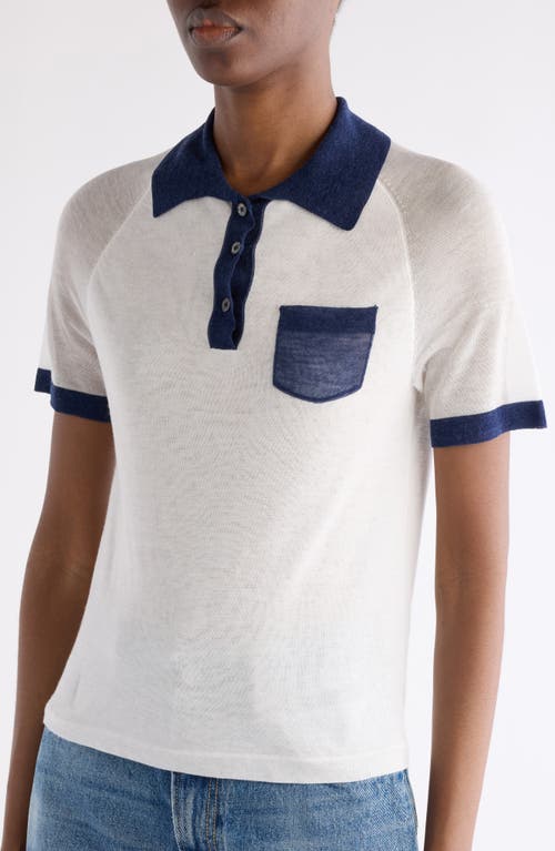 Acne Studios Kout Transparent Top In White