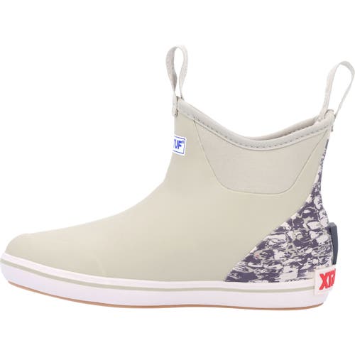 Xtratuf Fleece Lined Ankle Deck Boot In Gray