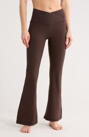 YOGALICIOUS Lux Sophia Crossover Elastic Flare Leggings