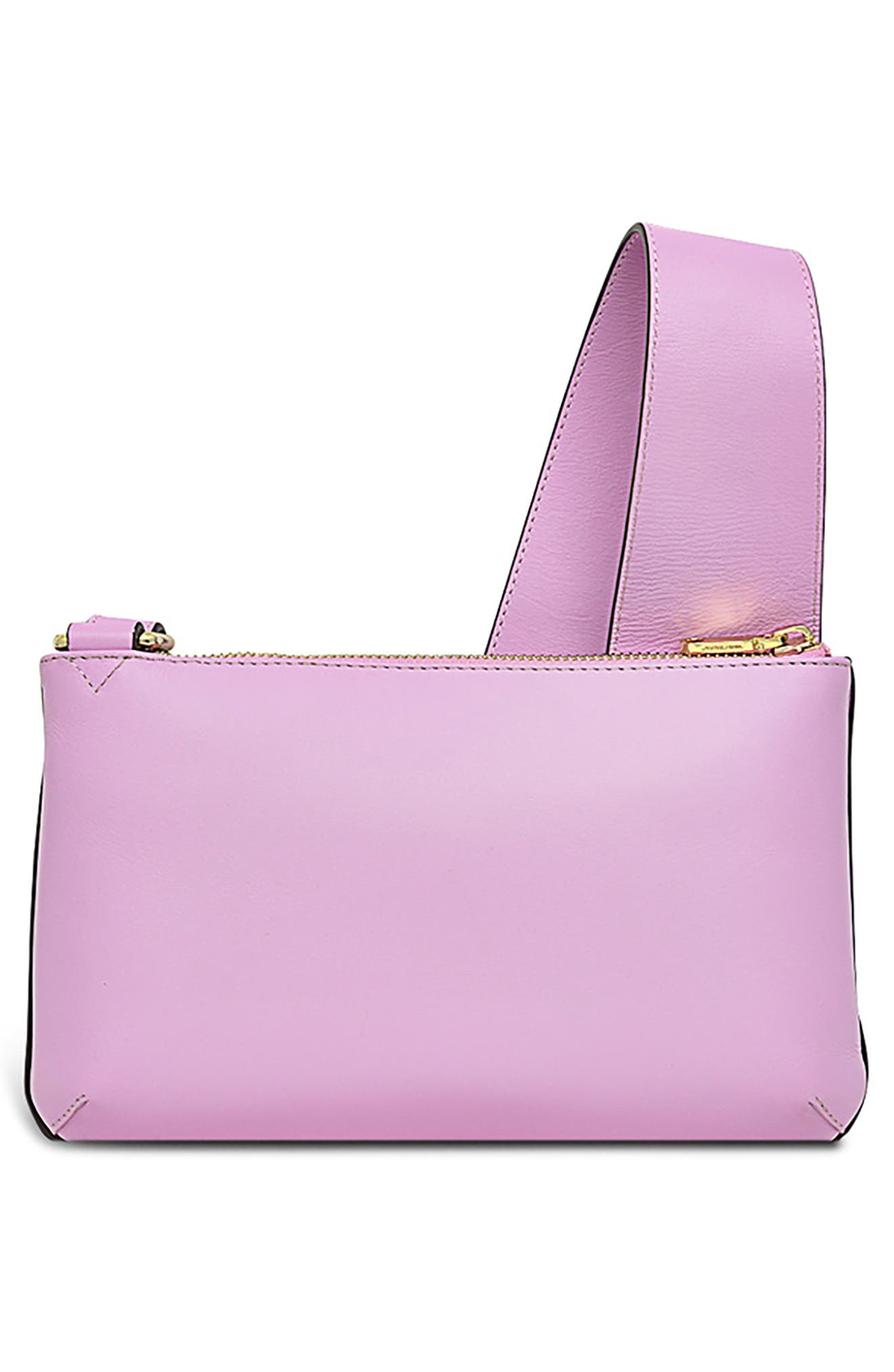 Radley Pockets Icon Leather Crossbody Bag, Alternate, color, Sugar Pink