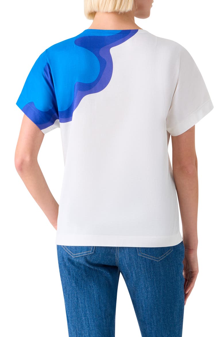 Abstract Floral Cotton Top, Alternate, color, CREAM-MULTICOLOR
