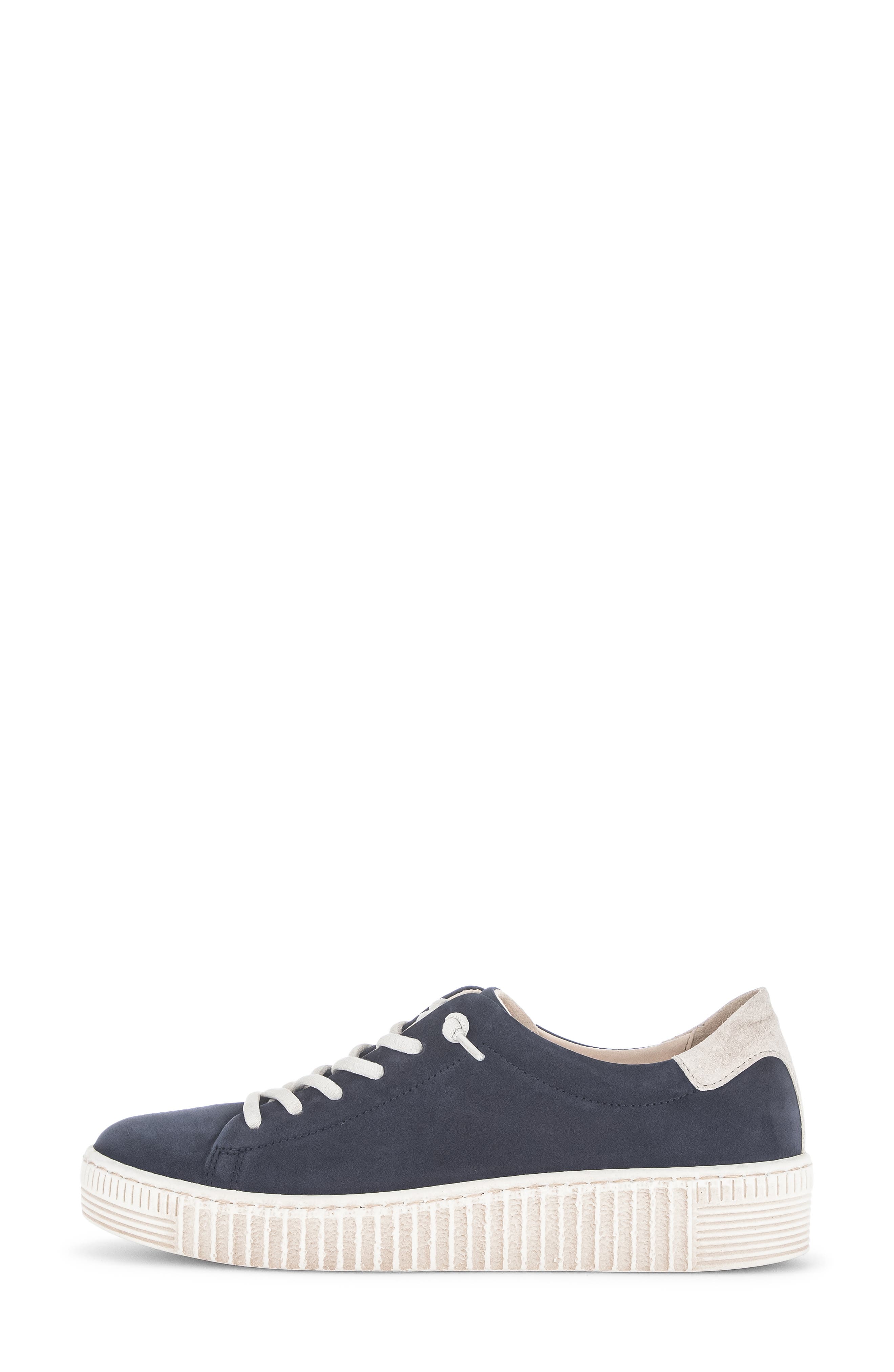 Gabor Lace Up Sneaker, Alternate, color, Blue