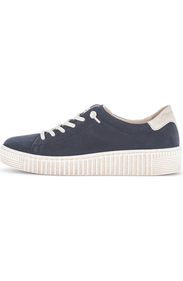 Gabor Lace Up Sneaker, Alternate, color, Blue