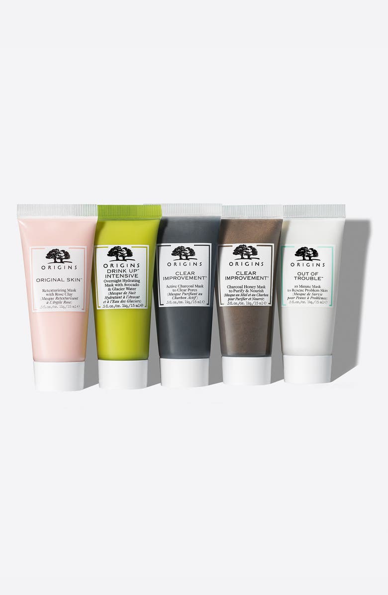 Origins Merry Masks Travel Size Face Mask Set USD $34 Value, Alternate, color, 