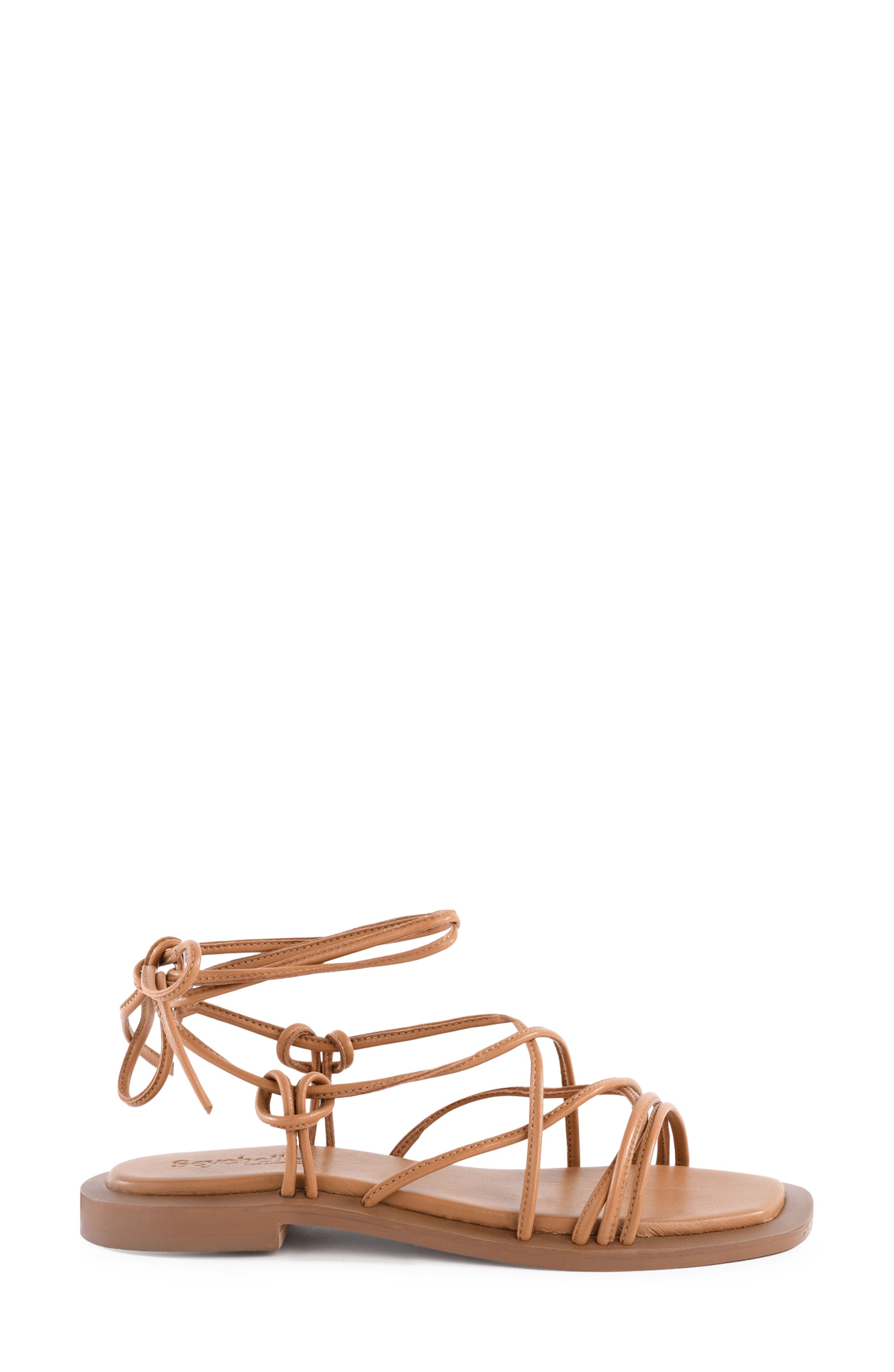 Seychelles Lilac Two Ankle Wrap Sandal, Alternate, color, Tan