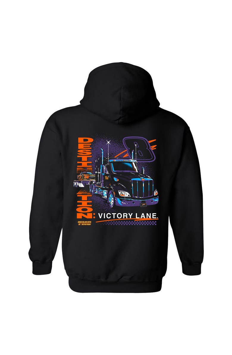 JR MOTORSPORTS OFFICIAL TEAM APPAREL Men's JR Motorsports Official Team Apparel Black Sammy Smith Destination: Victory Lane Pullover Hoodie, Alternate, color,