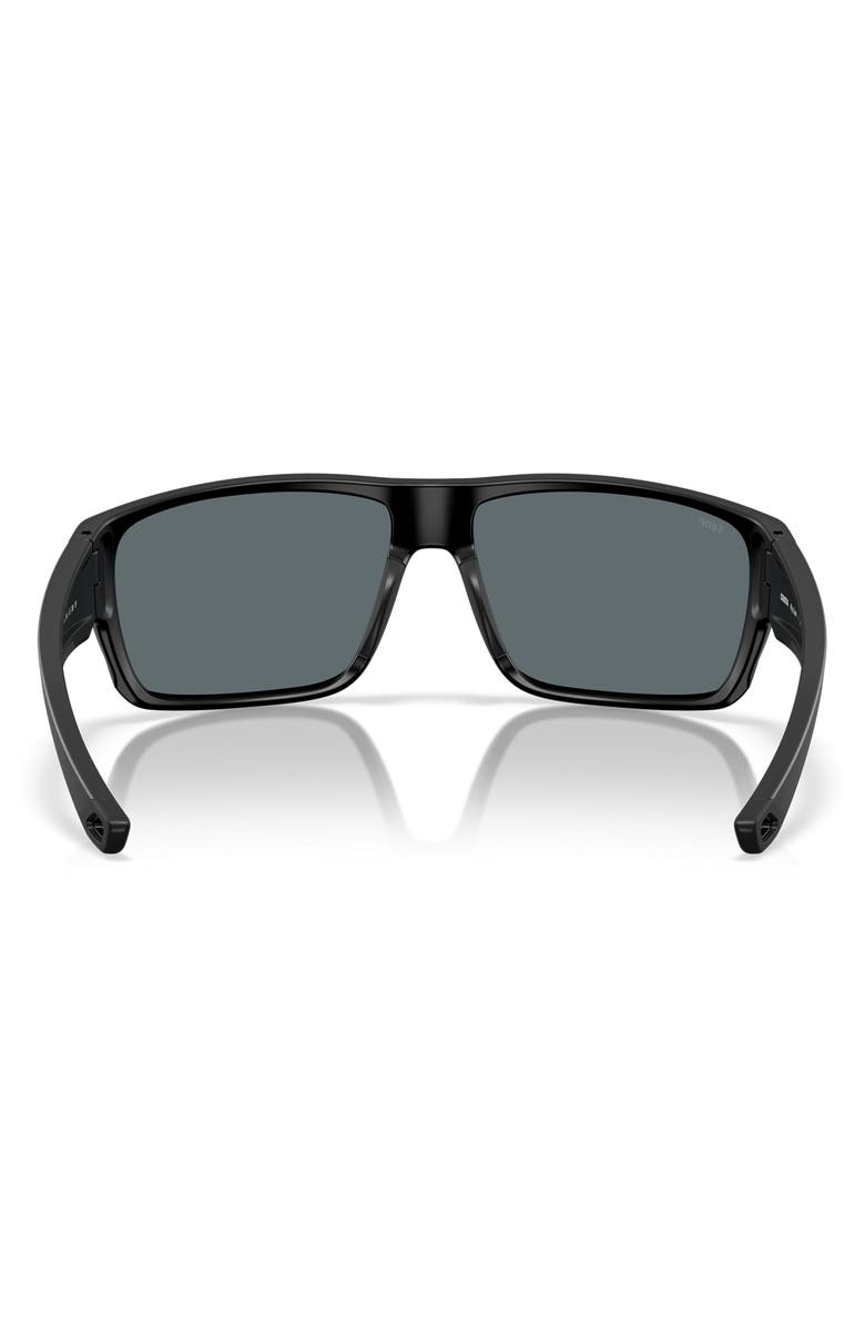 Costa Del Mar Fly Line 64mm Sunglasses, Alternate, color, Matte Black / Blue Mirror