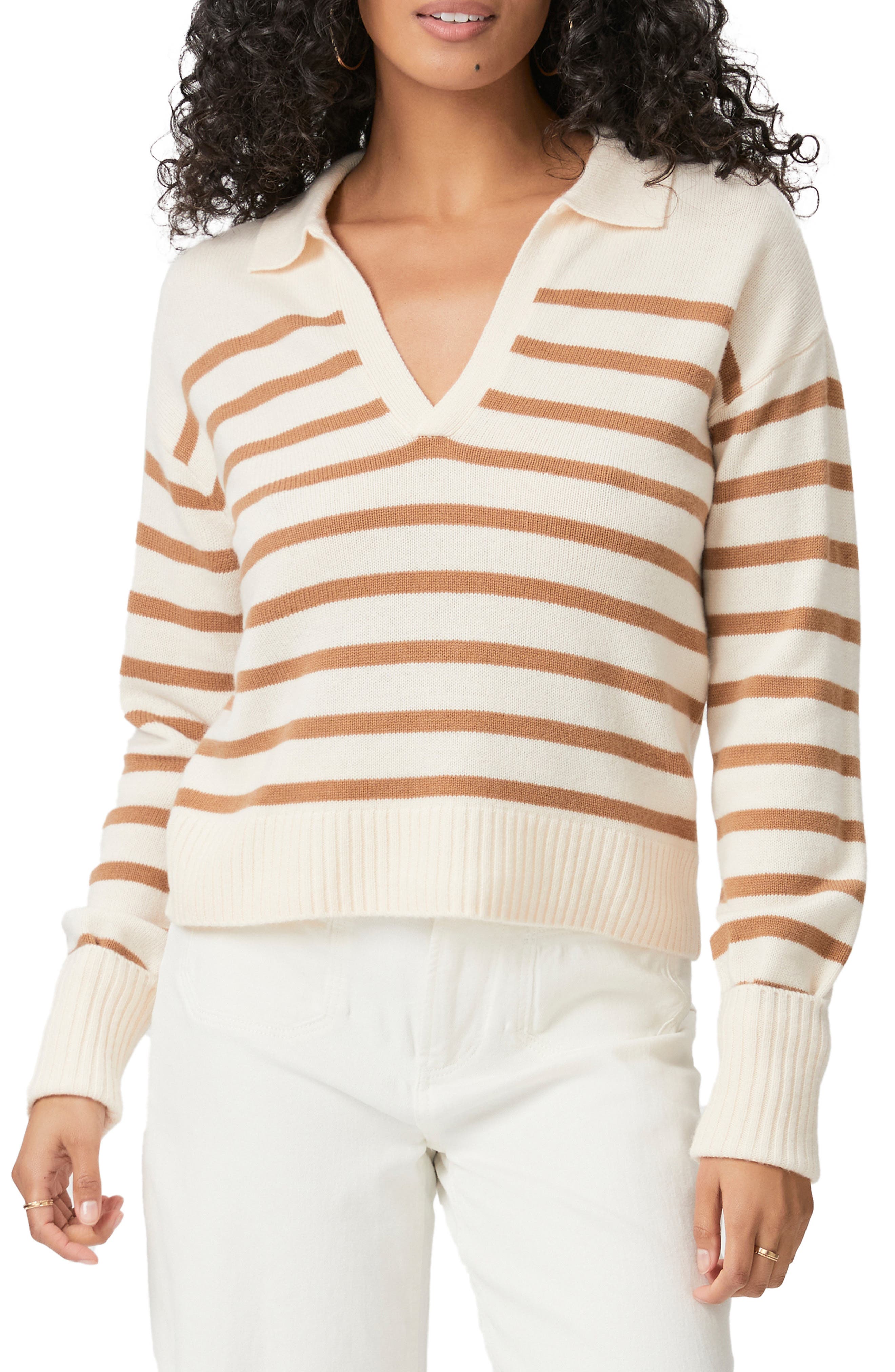 PAIGE Maxie Johnny Collar Sweater