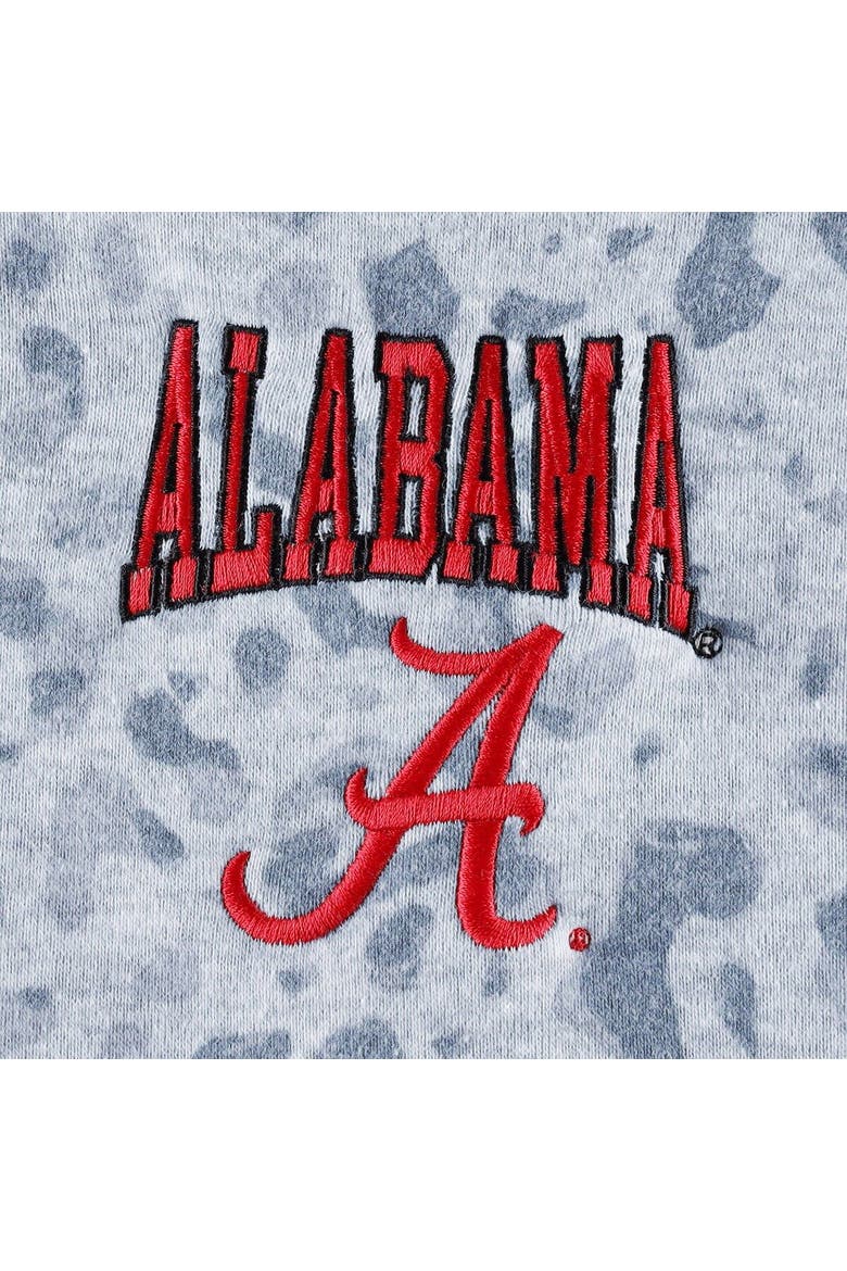 Women's Gameday Couture Heather Gray Alabama Crimson Tide Leopard Quarter-Zip Sweatshirt, Alternate, color, Heather Gray