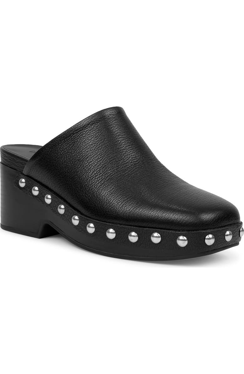 Aerosoles Cheryl Stud Clog, Main, color, Black Leather With Studs