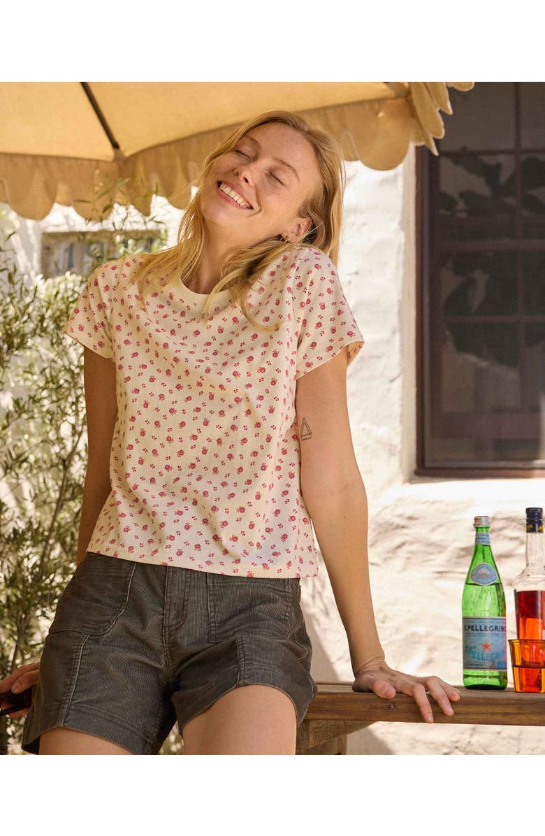 Toad & Co Women's Re-Form Crew, Alternate, color, Salt Print