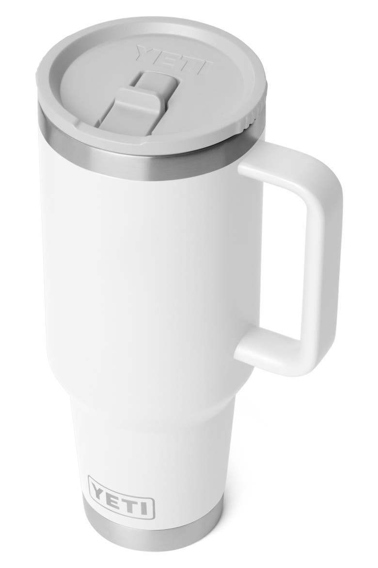 Rambler 40-Ounce Travel Straw Mug, Alternate, color, WHITE