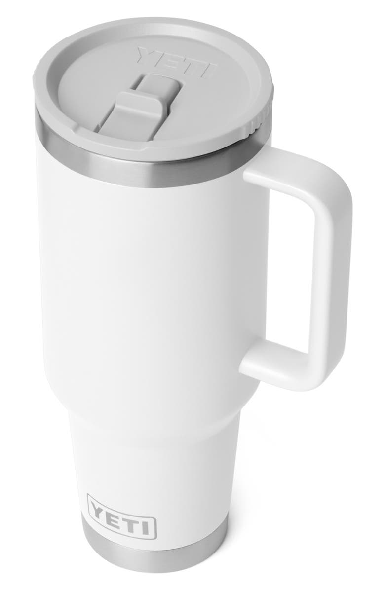 YETI Rambler 40-Ounce Travel Straw Mug, Alternate, color, White