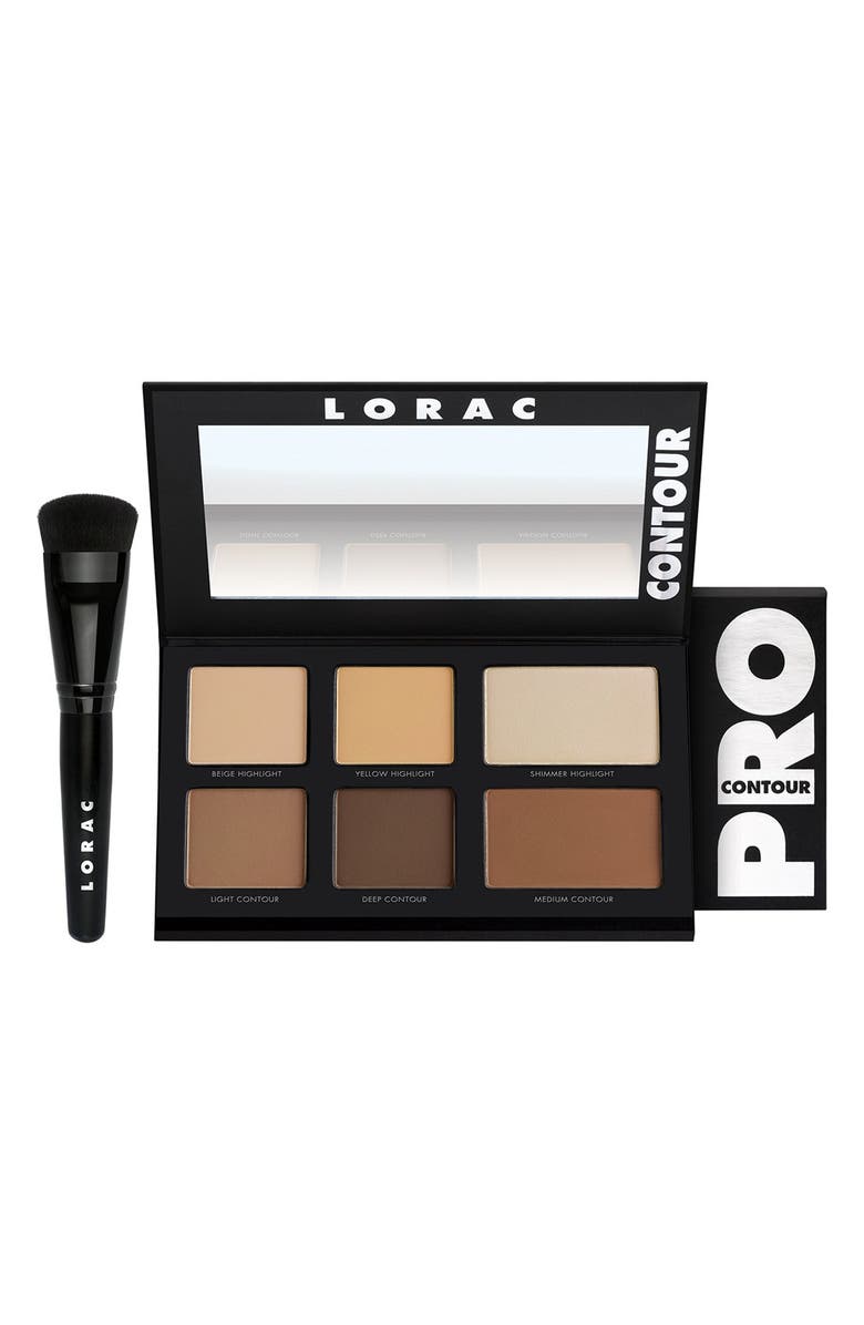 LORAC PRO Contour Palette & Brush, Main, color,