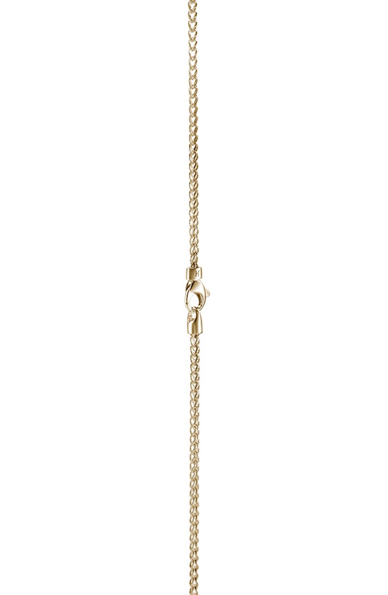 John Hardy Tag Necklace, Gold, Alternate, color, 
