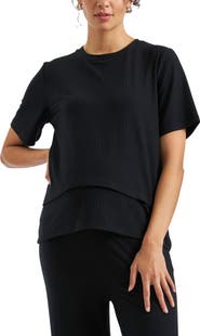 Ripe Maternity Mike Rib Nursing Top