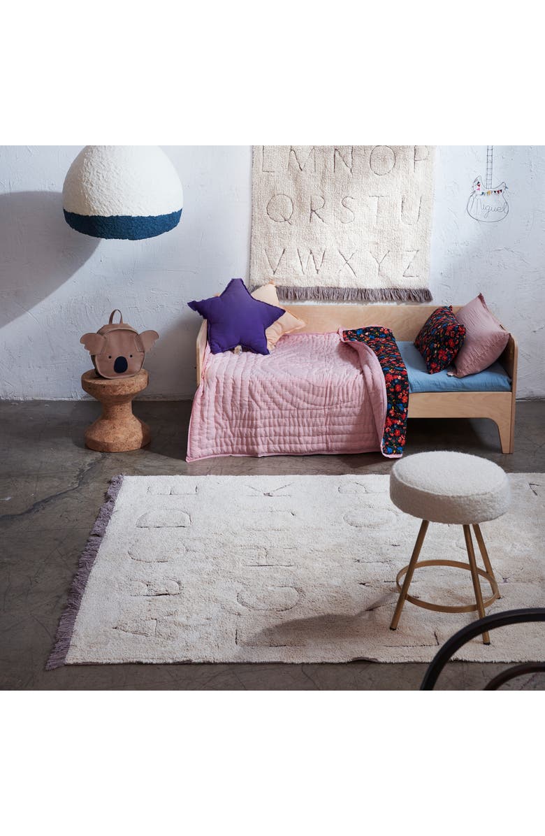 Lorena Canals RugCycled Washable Rug ABC, Alternate, color, Natural, Rugcycled Yarn