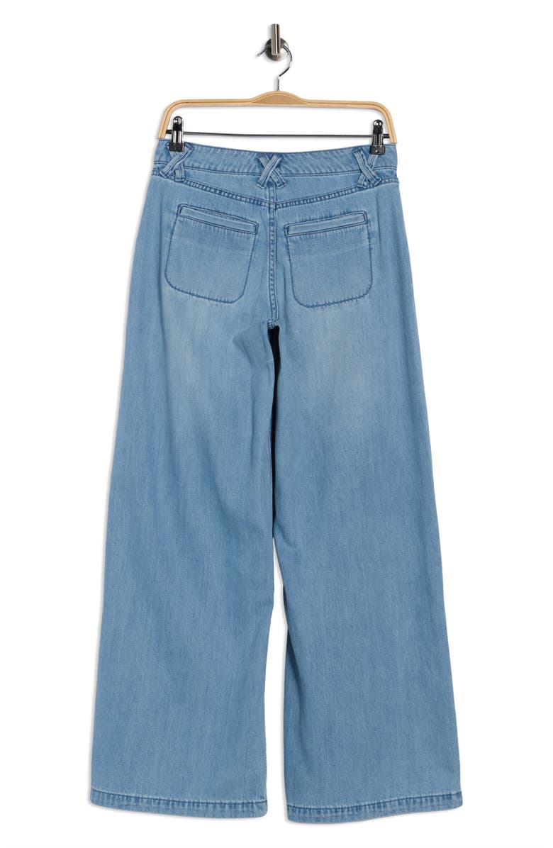 Lucky Brand Liquid Denim Wide Leg Jeans, Alternate, color, Flip Side Wash