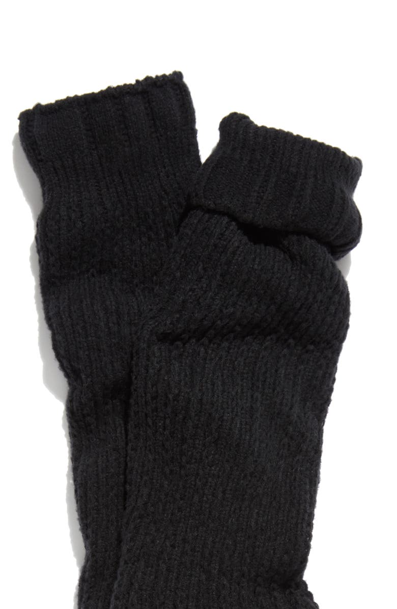 Free People Staple Slouch Socks, Alternate, color, Black