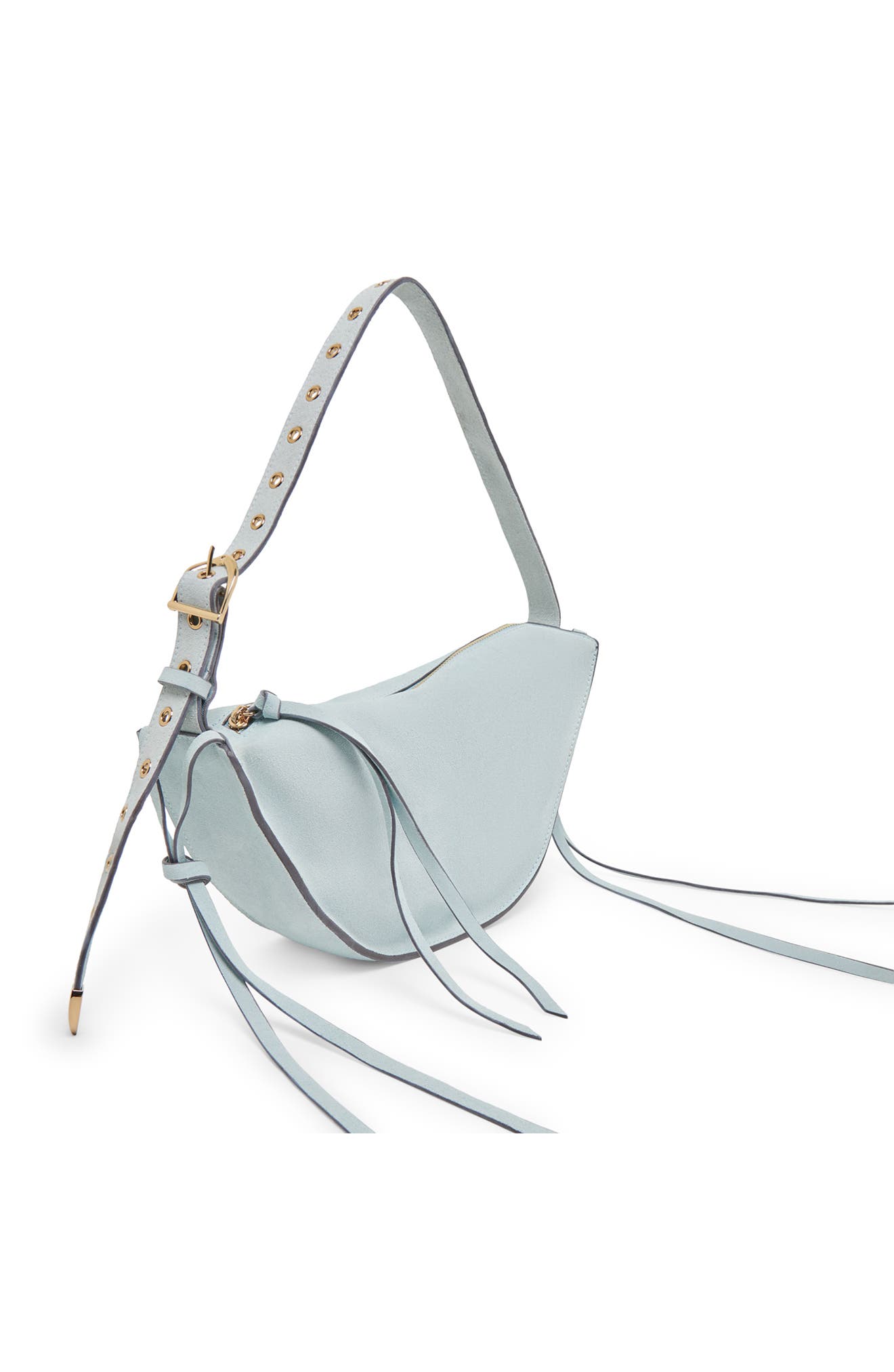 Dolce Vita Verona Leather Shoulder Bag, Alternate, color, Blue