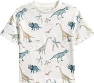 NEXT Kids' Dinosaur Print Graphic T-Shirt