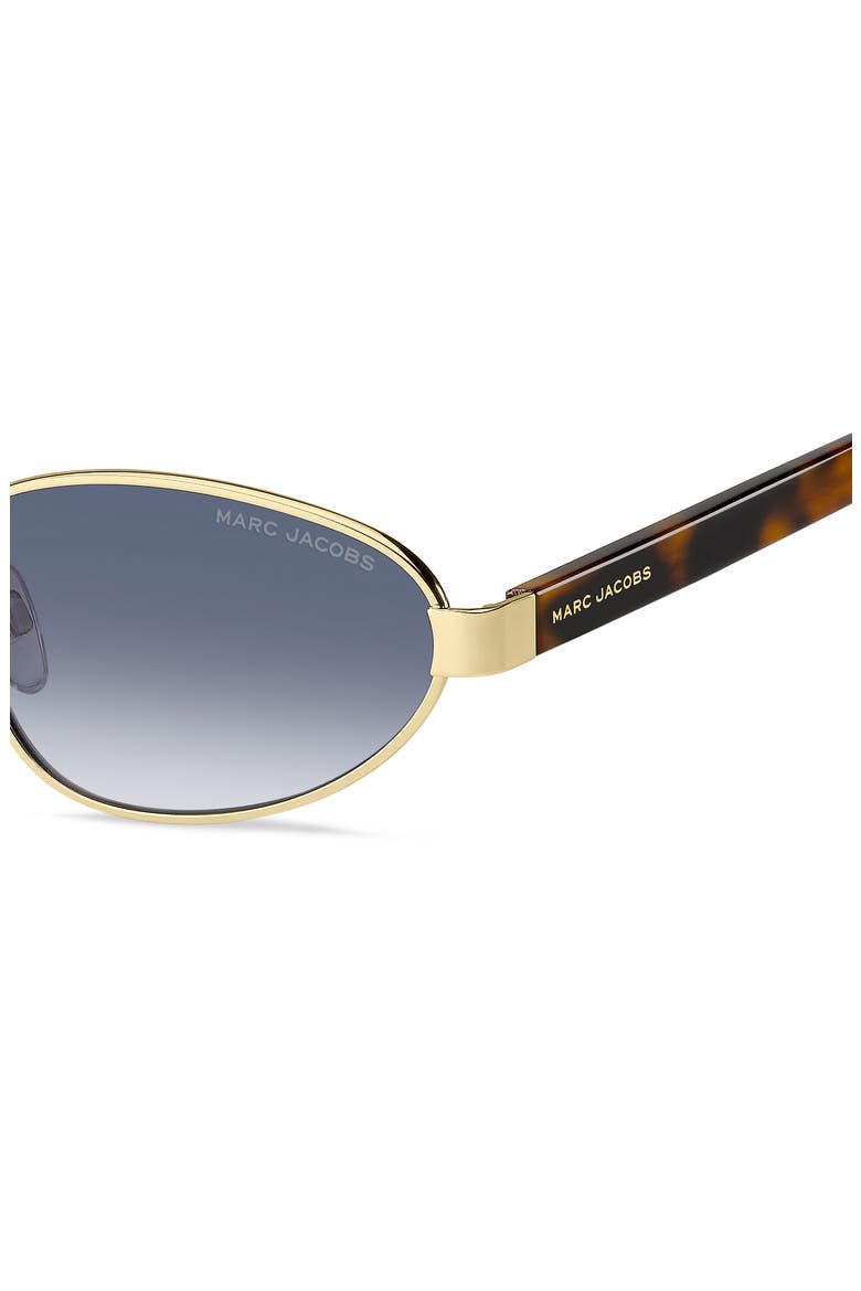 56mm Oval Sunglasses, Alternate, color, GOLD BLUE/ BLUE SF