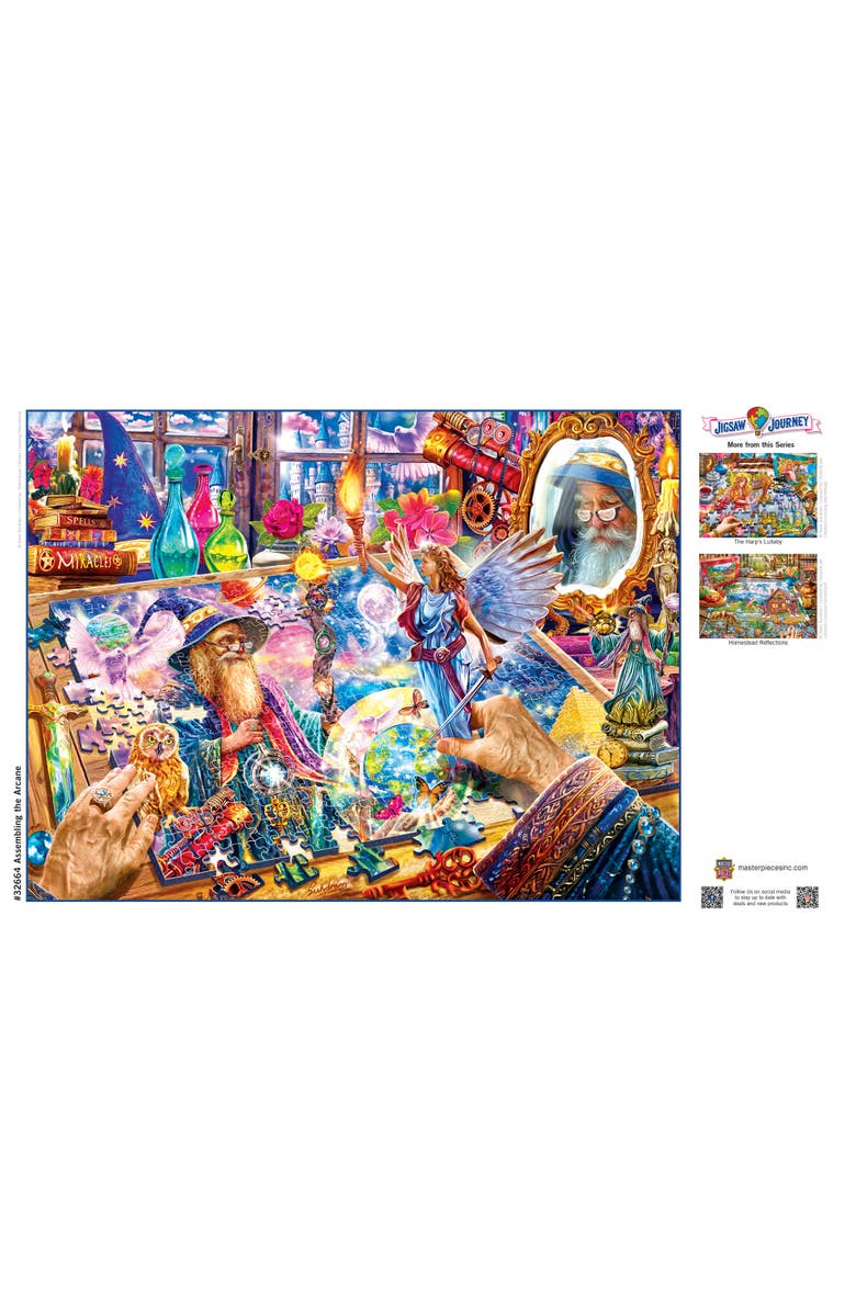 MASTERPIECES Assembling the Arcane 300 Piece Puzzle, Alternate, color, Multicolor