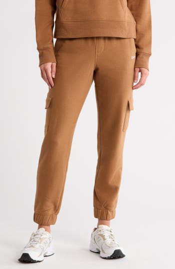 Dkny Cargo Joggers In Brown