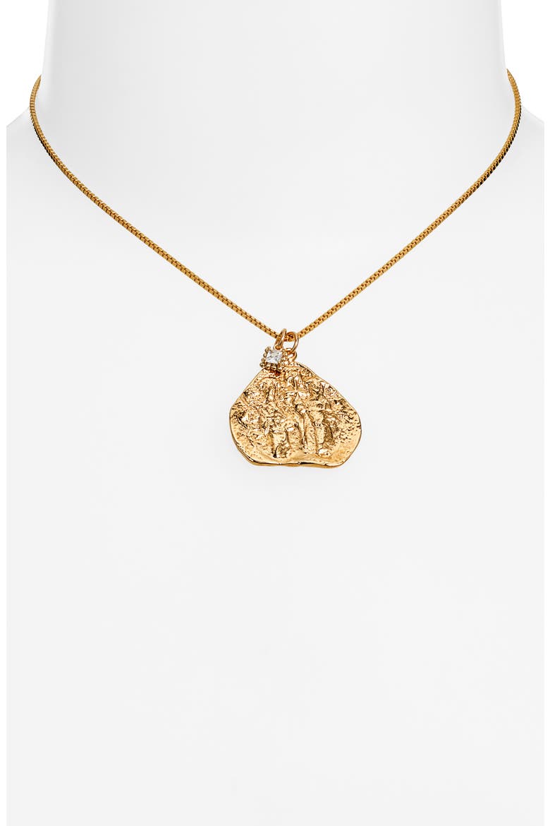 Uffizi Pendant Necklace, Alternate, color, GOLD