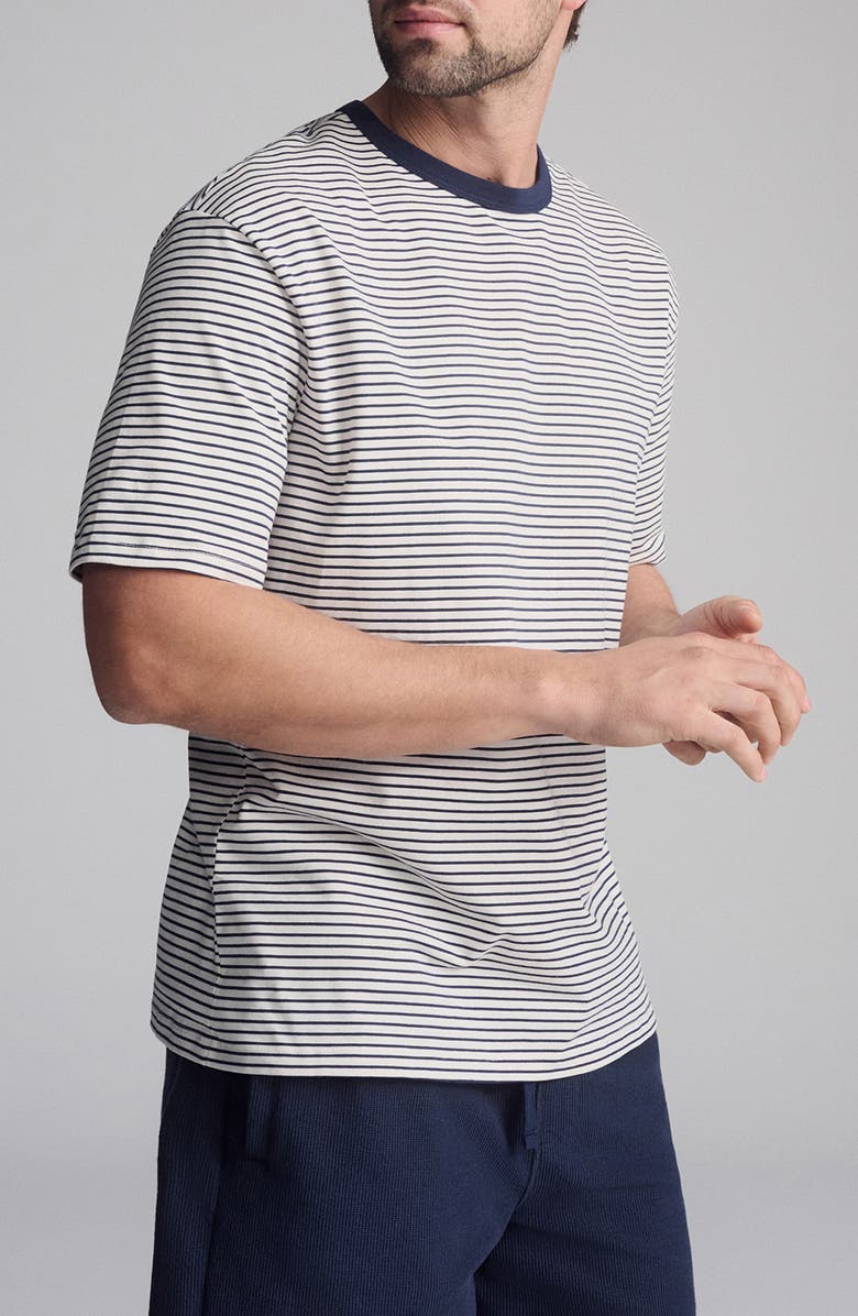 Mavi Jeans Relaxed Fit Stripe T-Shirt, Main, color, 